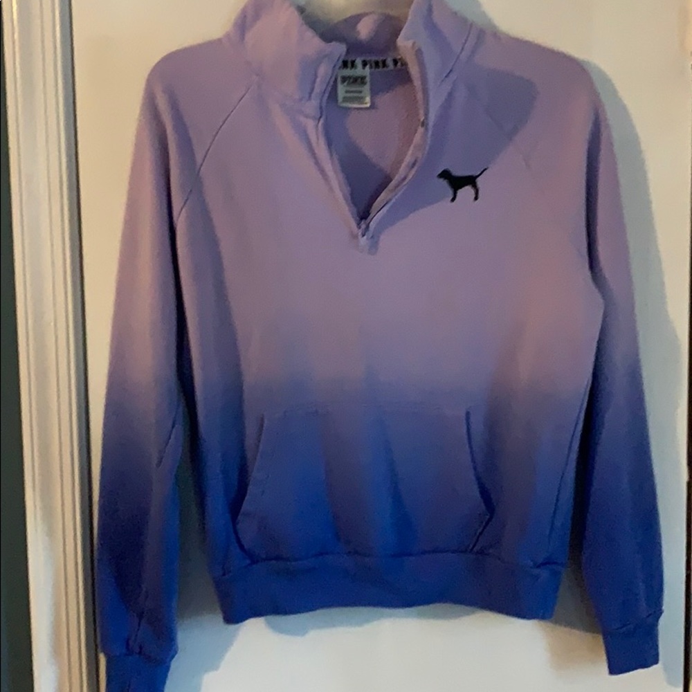 Quarter Zip Tie Dye Sweatshirt